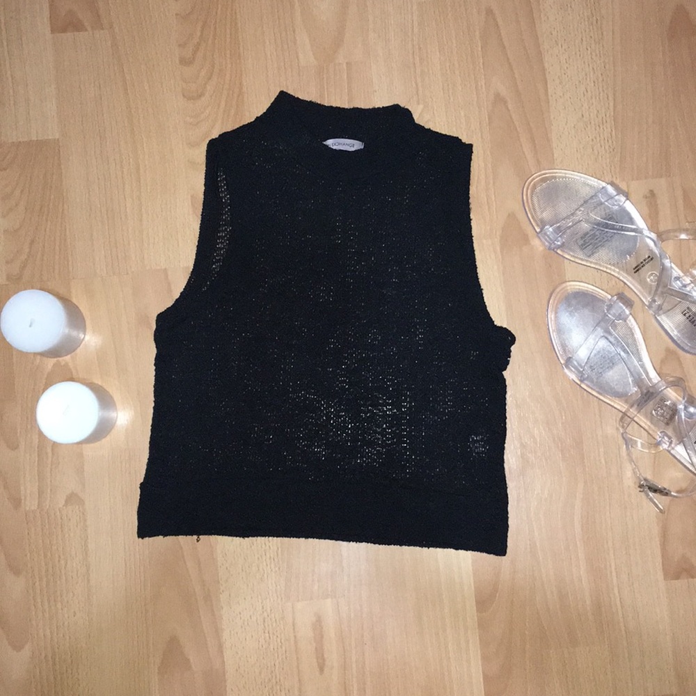 Turtleneck Sleeveless Top
